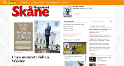 Desktop Screenshot of magasinetskane.se