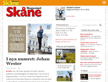 Tablet Screenshot of magasinetskane.se